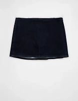 AE Next Level Low-Rise Micro Mini Denim Skort