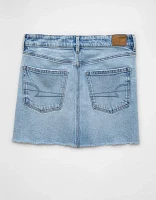 Minijupe en denim parfaite à taille haute extensible AE