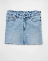 Minijupe en denim parfaite à taille haute extensible AE