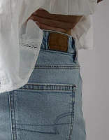 Minijupe en denim parfaite à taille haute extensible AE