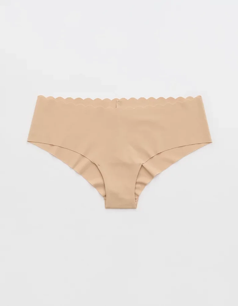 SMOOTHEZ No Show Scallop Cheeky Underwear