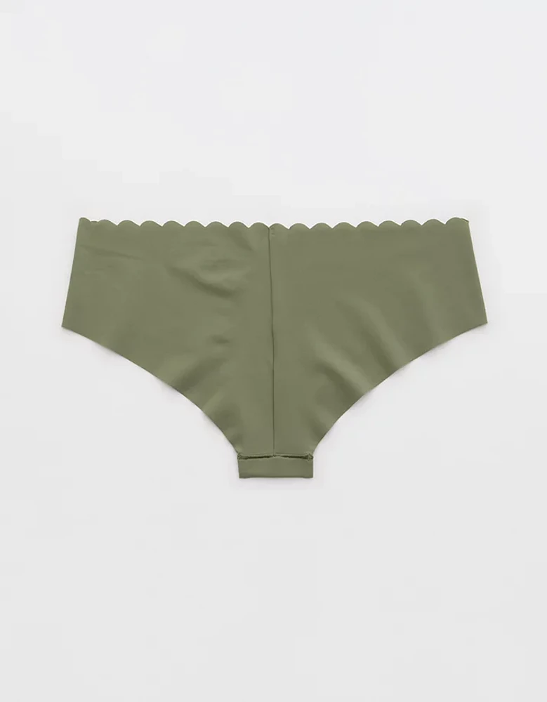 SMOOTHEZ No Show Scallop Cheeky Underwear