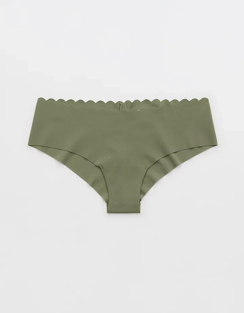 SMOOTHEZ No Show Scallop Cheeky Underwear