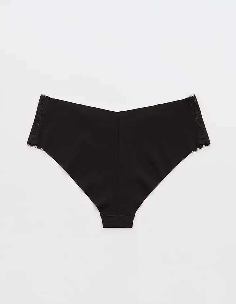 SMOOTHEZ No Show Coquette Lace Cheeky Underwear