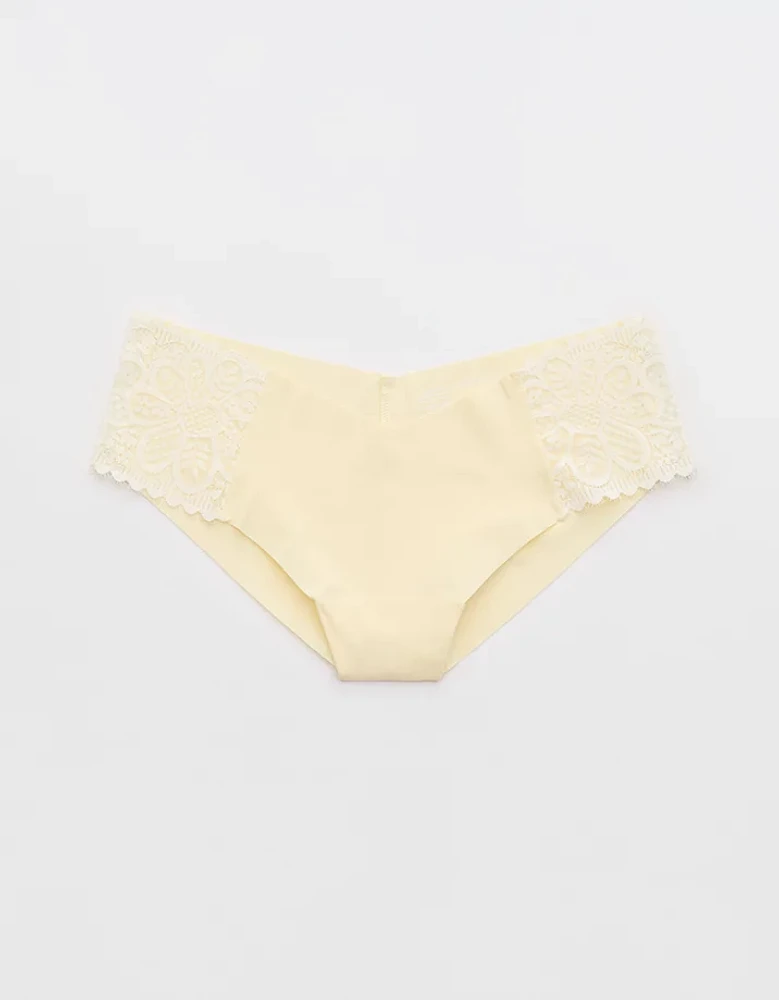 SMOOTHEZ No Show Coquette Lace Cheeky Underwear