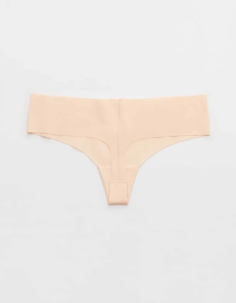 Aerie No Show Candy Lace Thong Underwear
