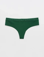 SMOOTHEZ No Show Lace Thong Underwear