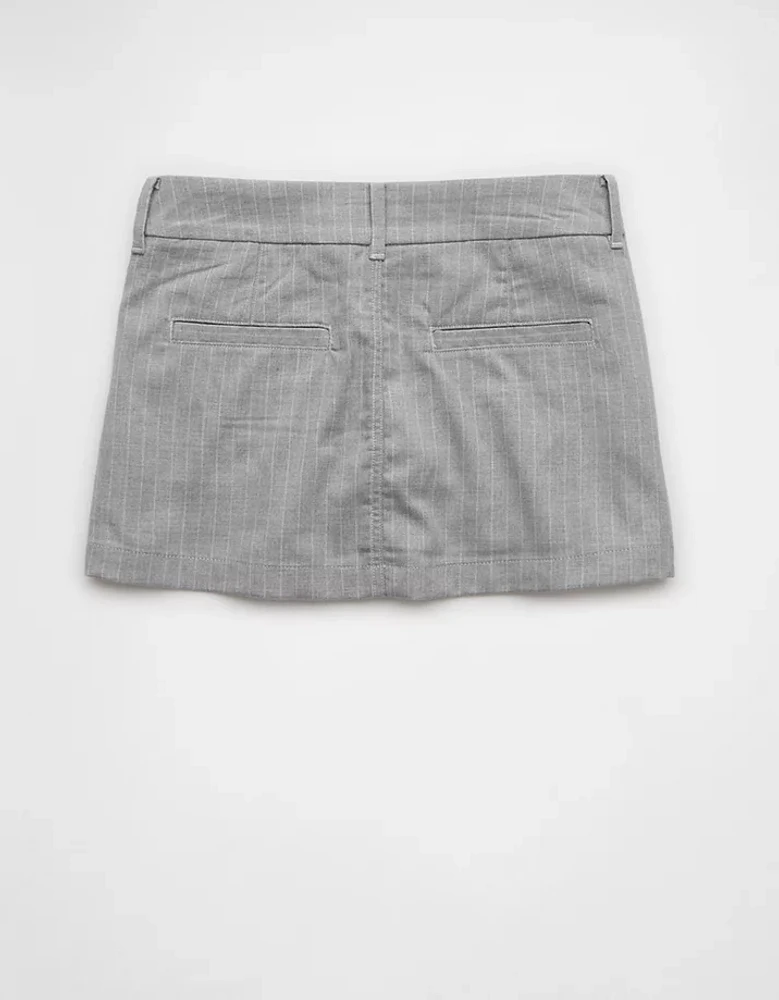 AE Low-Rise Pinstripe Mini Skort