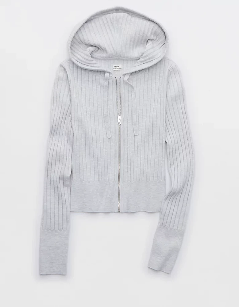 Aerie Late Night Full Zip Hoodie