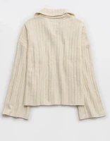 Aerie unREAL Ribbed Cardigan