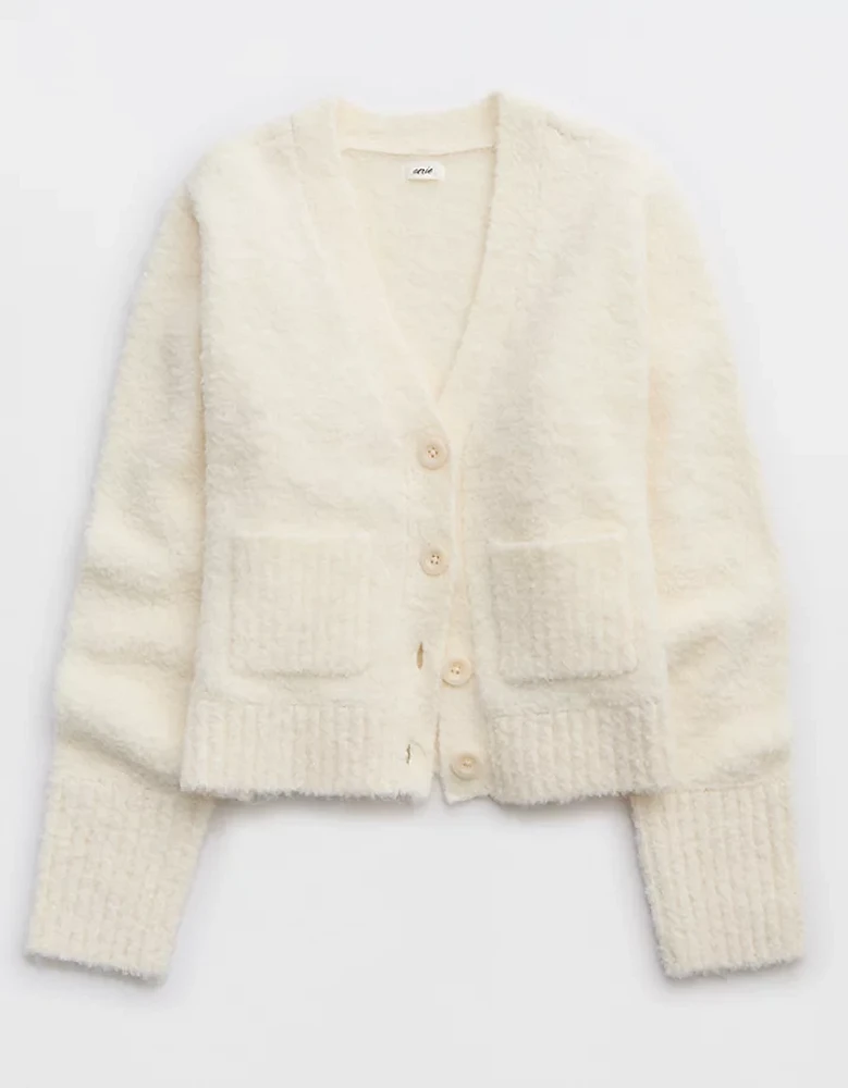 Aerie Teddy Boucle Cardigan