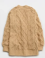 Aerie Oversized Cable Cardigan