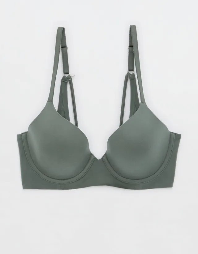 NWT Aerie Real Chill Wireless Lightly Padded Bra Dark Green Size