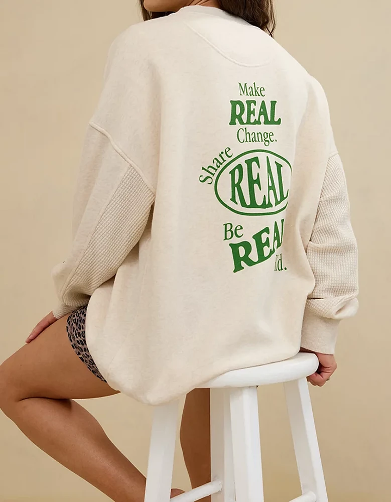 Aerie Real Foundation™ Crew Sweatshirt