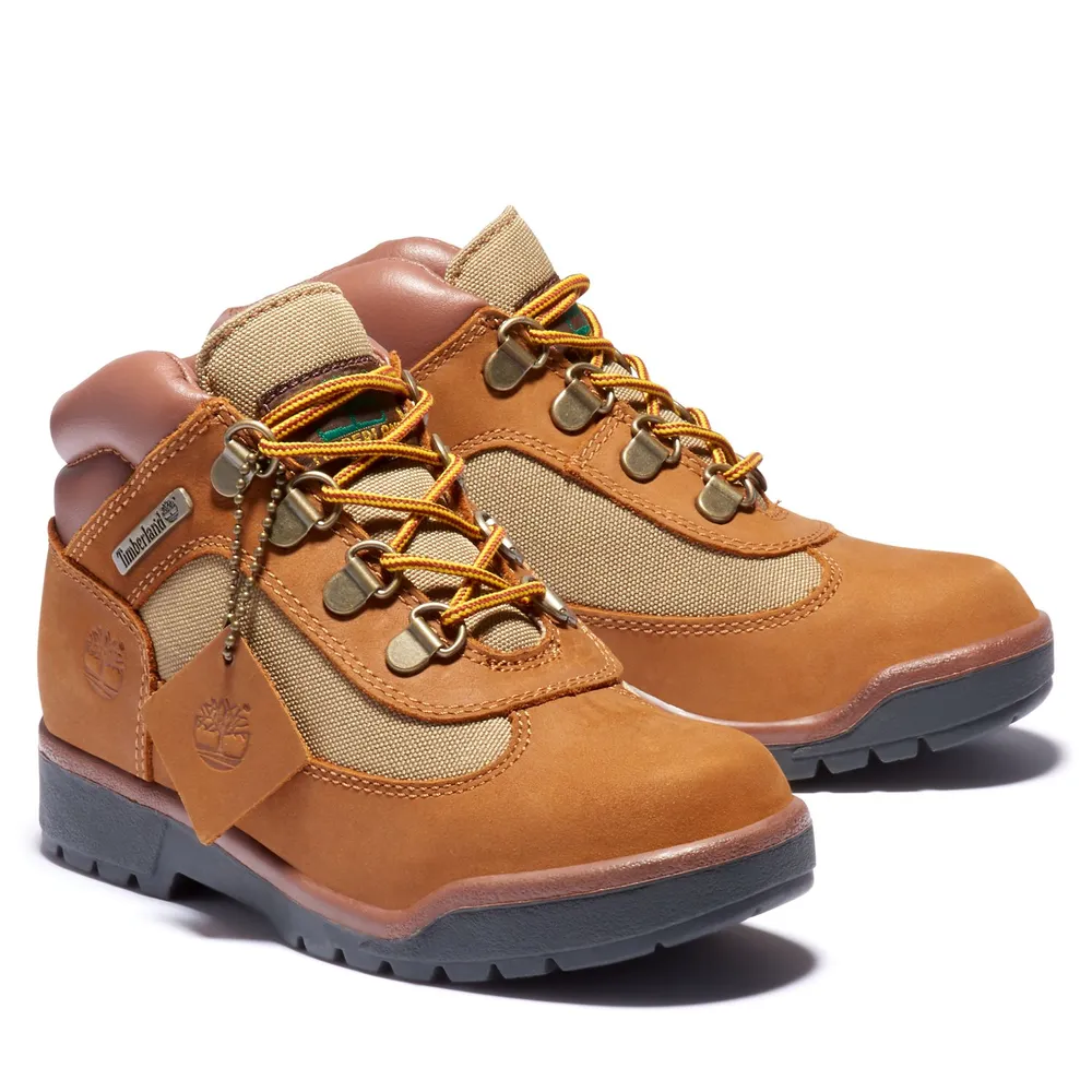 TIMBERLAND | Toddler Leather/Fabric Mid Field Boots