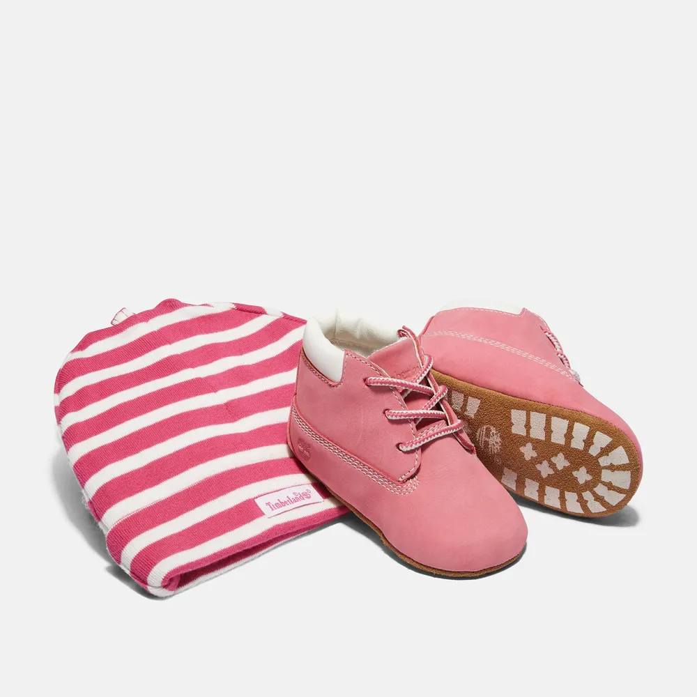 TIMBERLAND | Infant Crib Bootie with Hat Set