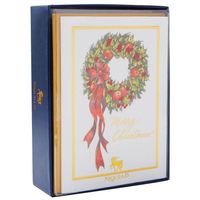 Luxe Wreath Holiday Card Set