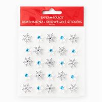 Dimensional Snowflake Stickers