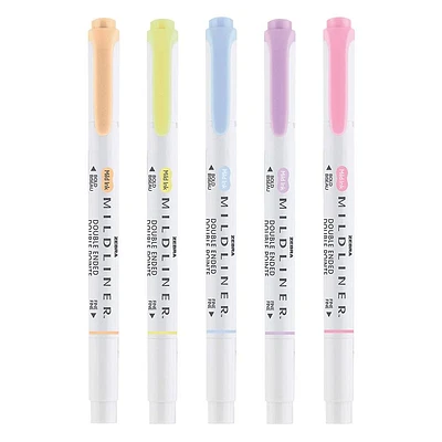 Mildliner Double Ended Highlighter Gentle Pack