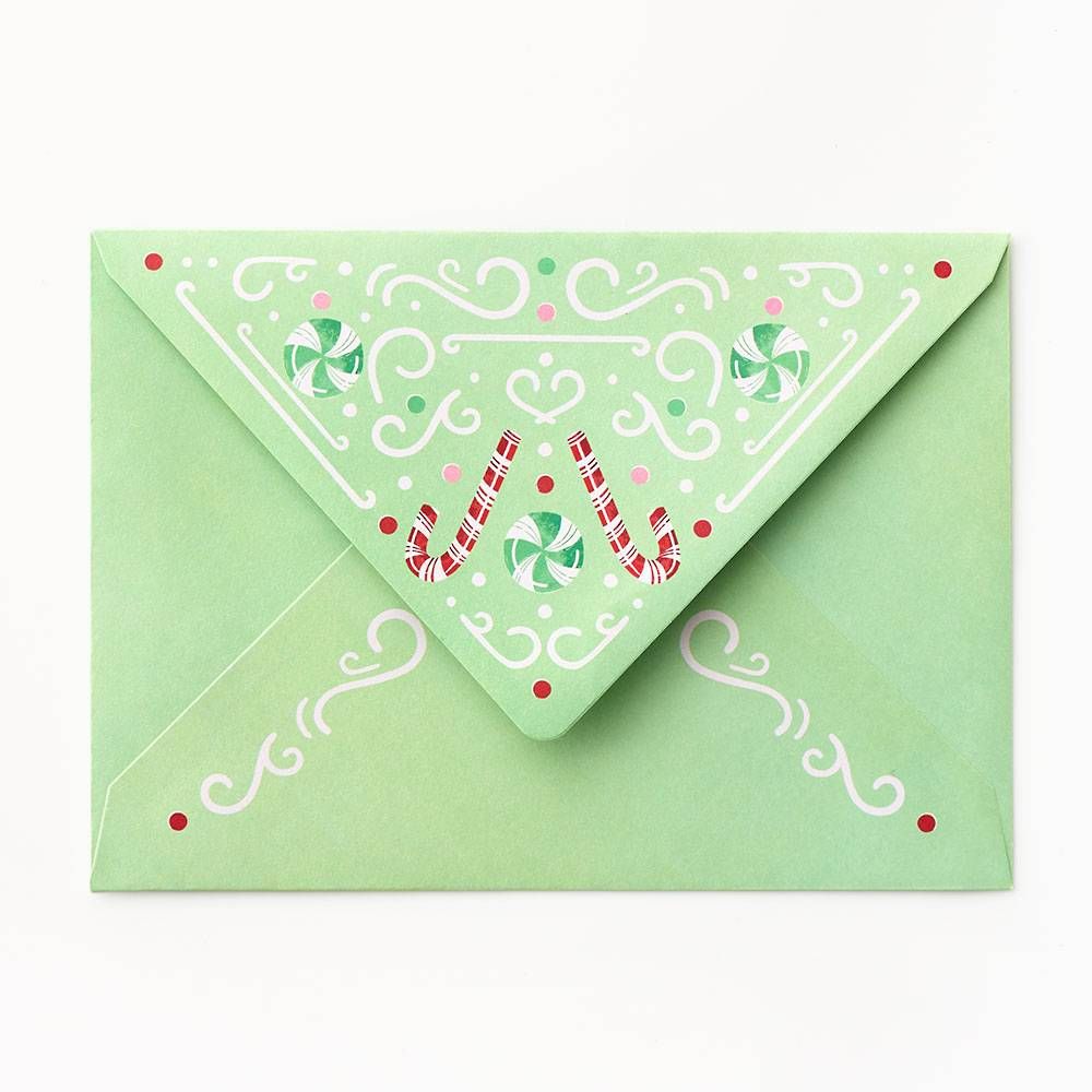Popup Gingerbread House Christmas Card