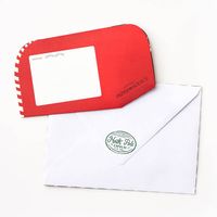 Popup Letters To Santa Christmas Card