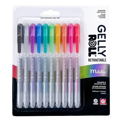 Sakura Gelly Roll Retractable Metallic Pens