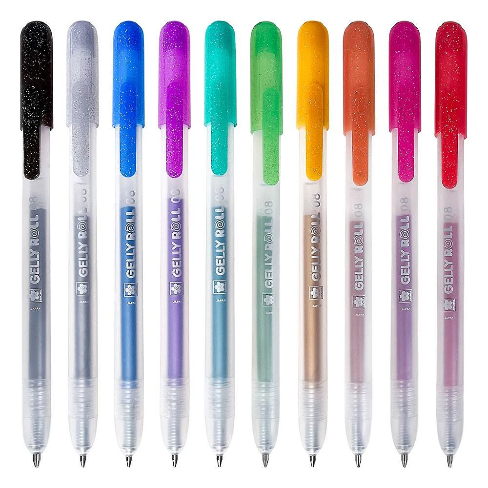 Sakura Gelly Roll Retractable Metallic Pens