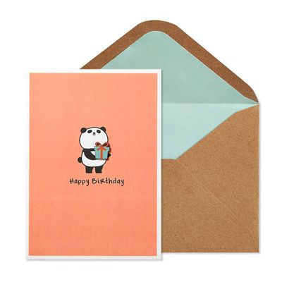 Tiny Panda Birthday Card