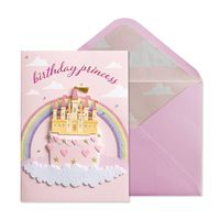 Princess Castle Birthday Card