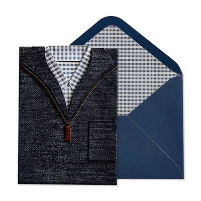 Gentleman's Sweater Birthday Card