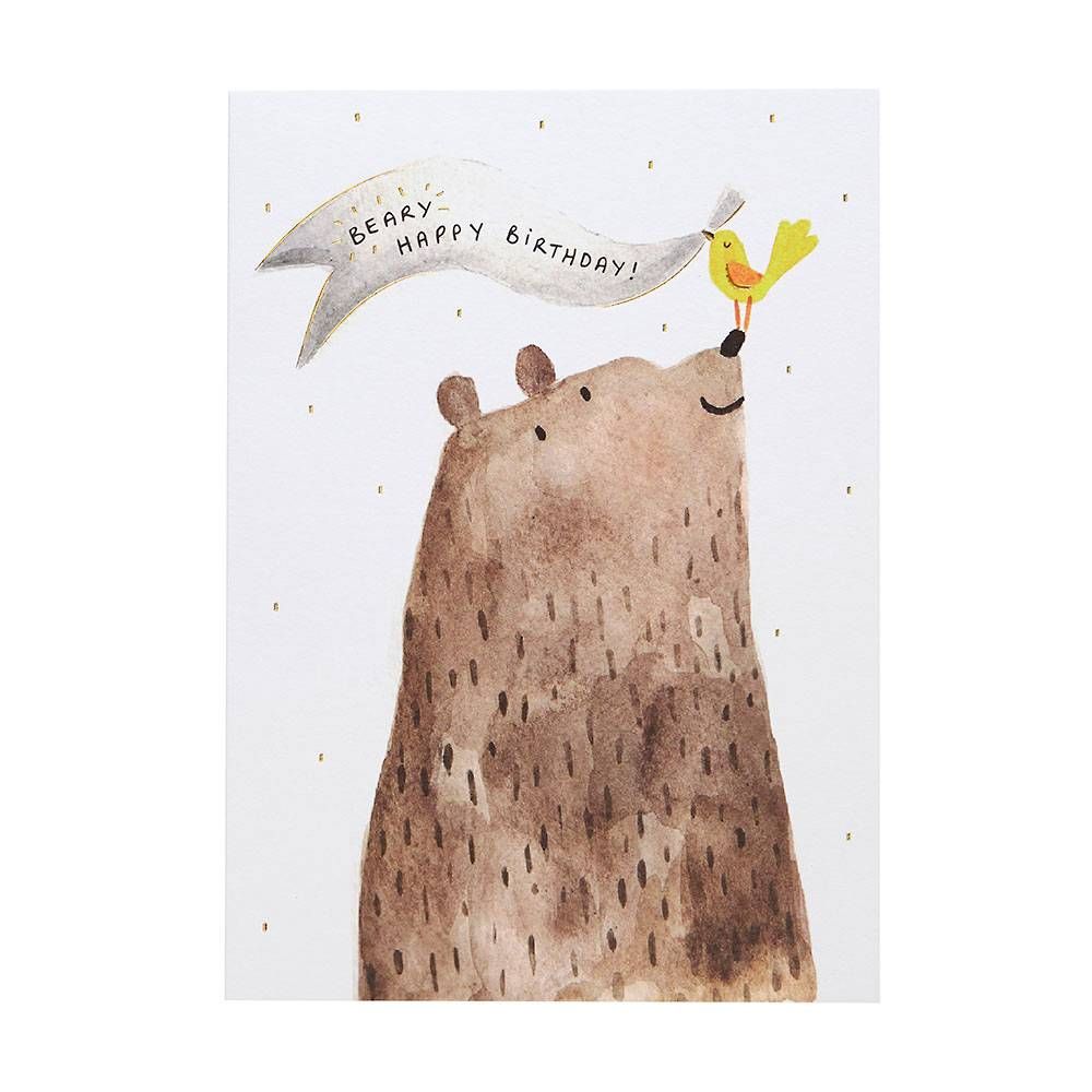 Beary Happy Birthday Card