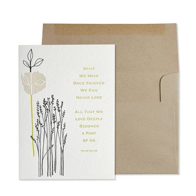 All That We Love Deeply Sympathy Card