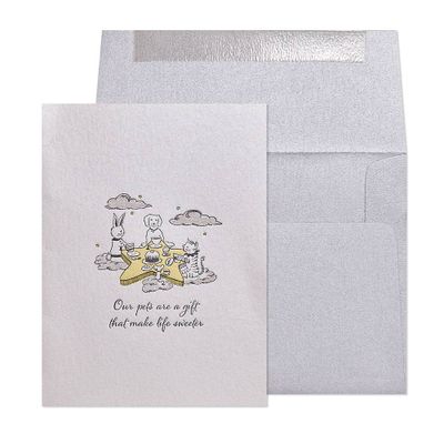Pets Are A Gift Sympathy Card