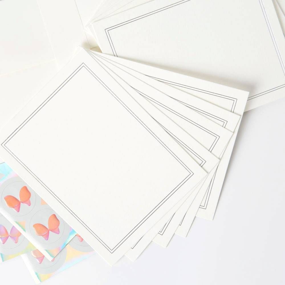 Framed Flat Card Stationery Set