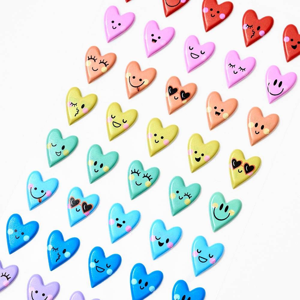 Puffy Heart Stickers