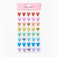 Sweet Puffy Heart Stickers