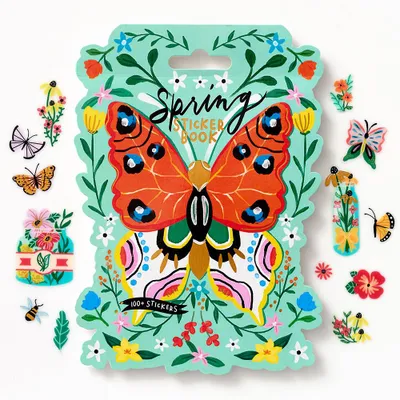 Spring Butterfly Sticker Book