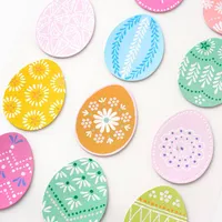 Sparkle Easter Egg Stickers