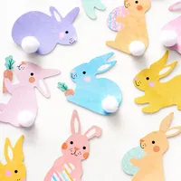 Pom Pom Bunny Stickers