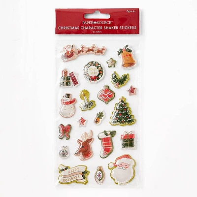 Christmas Characters Shaker Stickers