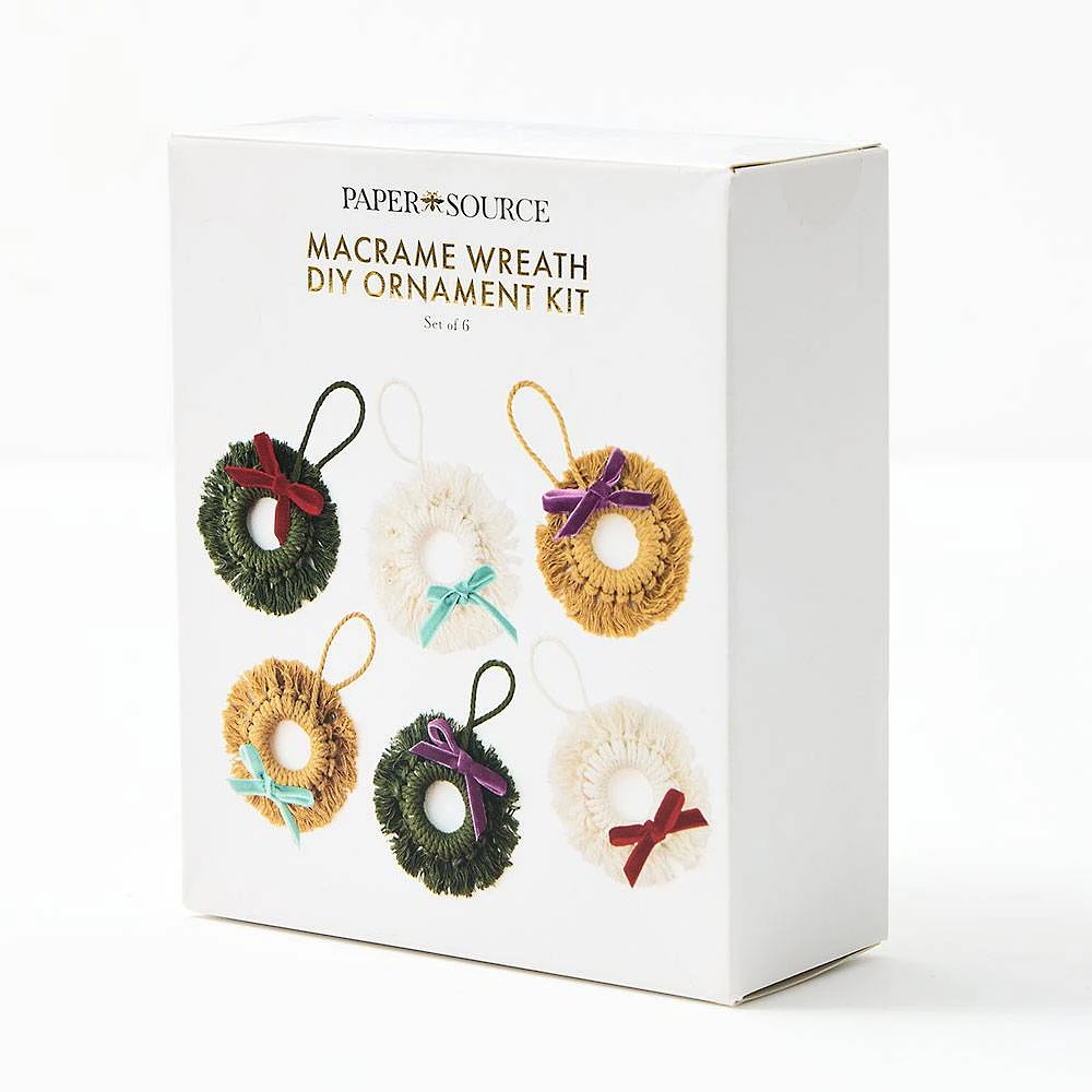 Macrame Wreath Ornament Kit