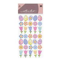 Springtime Egg & Flower Stickers