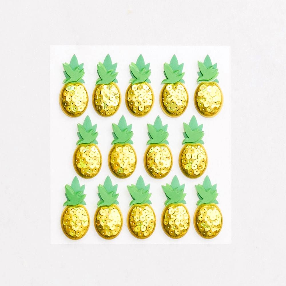 Pineapple Sequin Stickers