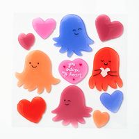 Octopi My Heart Gel Clings