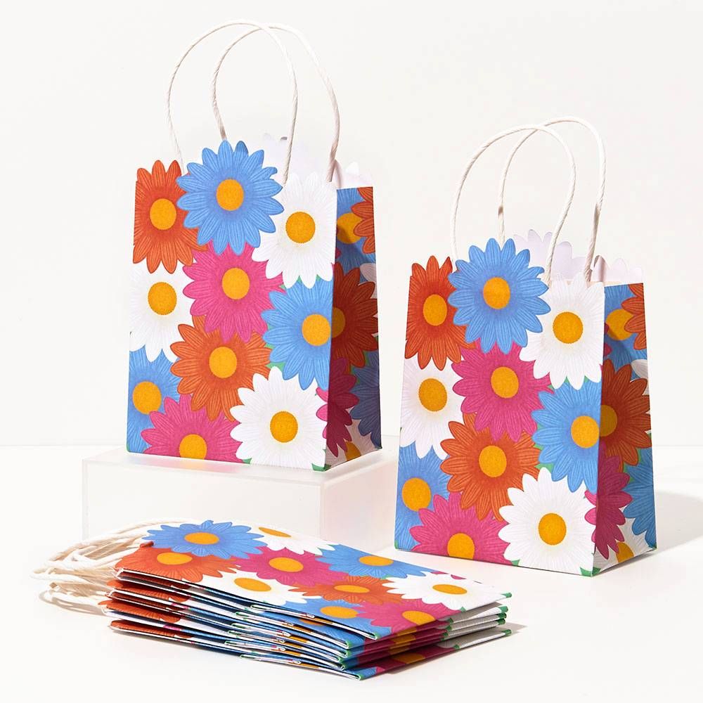 Retro Daisy Treat Bags