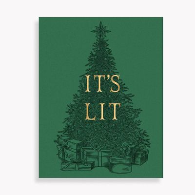 It's Lit Christmas Card