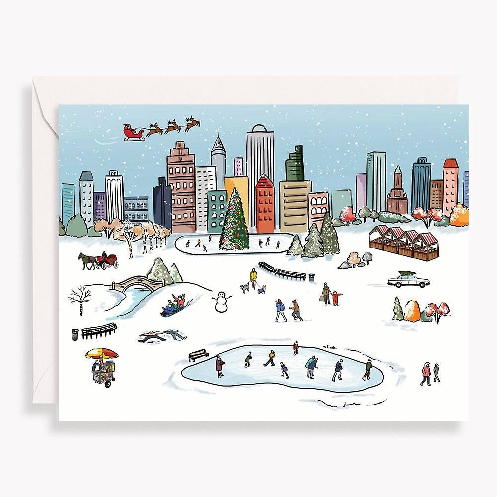 In The City Holiday Card Set