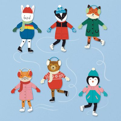 Skating Critters Craft Kit