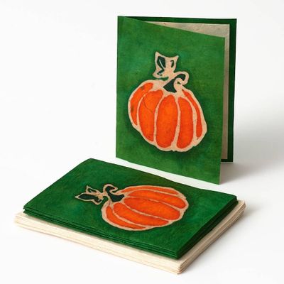 Fine Paper Pumpkin Stationery Set
