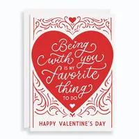 Favorite Thing Valentine's Day Card